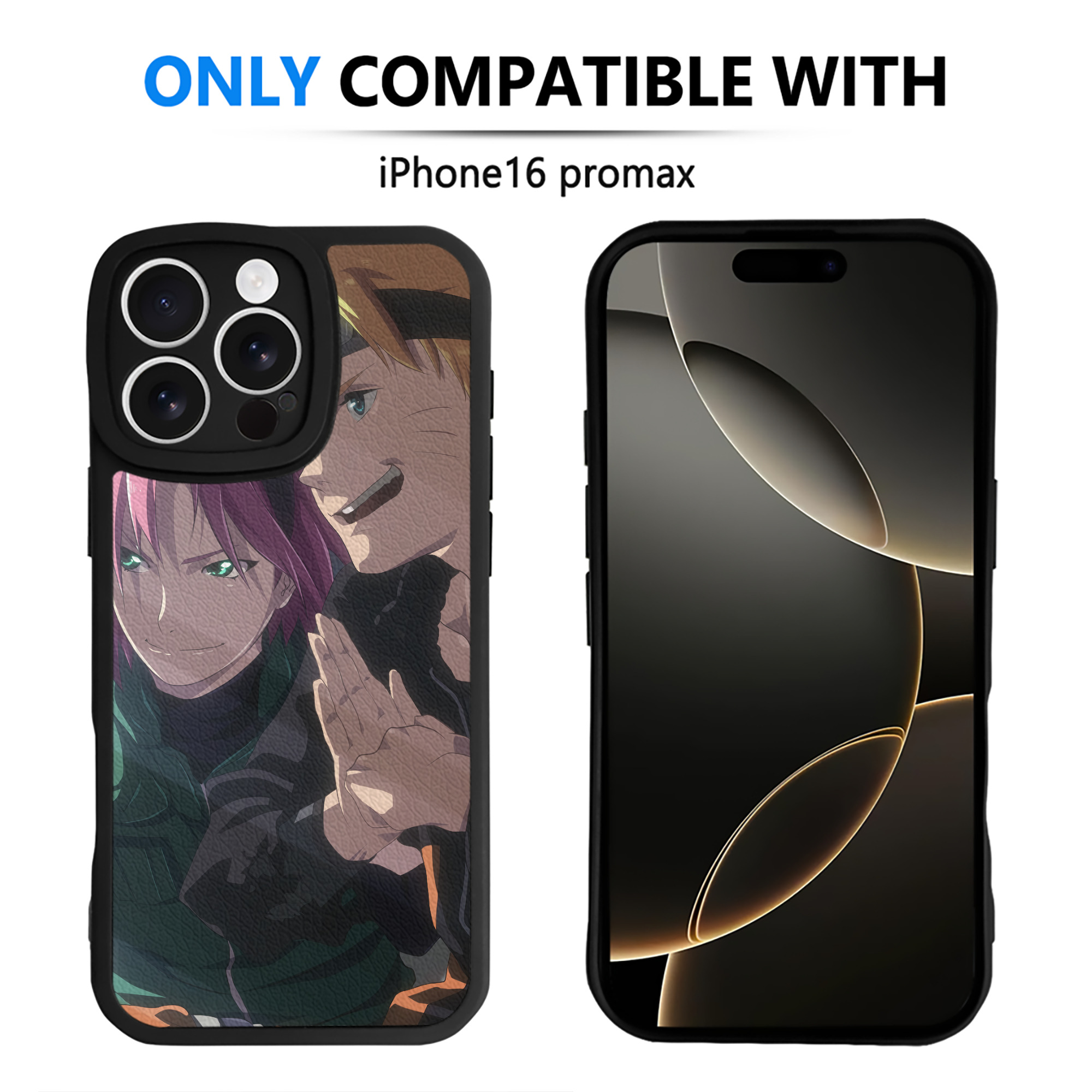 （画像用） NARUTO -ナルト- NARUTO -ナルト- 疾風伝 【iPhone 16シリーズ対応】シリコンスマホケース（レザー調） 材質：シリコン